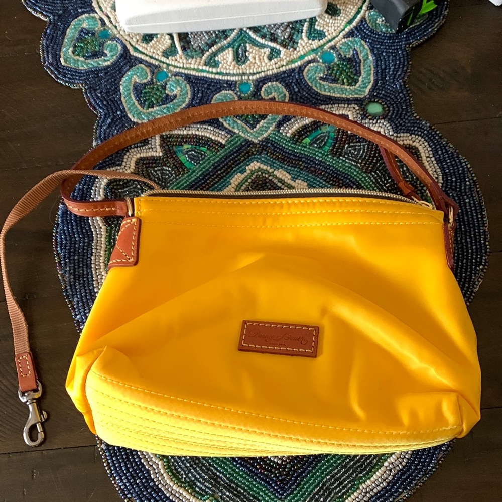 Dooney & Bourke nylon pouchette yellow